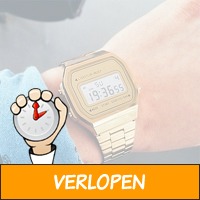 The golden retro watch