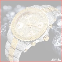 JBW Jet Setter Diamonds XXL Swiss Quartz..