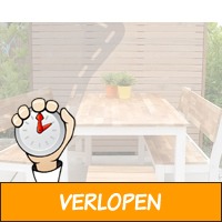 Eikenhouten tuinset