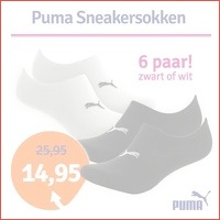 6-pack Puma sneakersokken