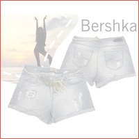 Bershka denim shorts voor vrouwen