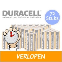 72 x Duracell Industrial batterijen