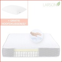 Larson matras Stockholm + hoofdkussen(s)