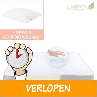 Larson matras Stockholm + hoofdkussen(s)