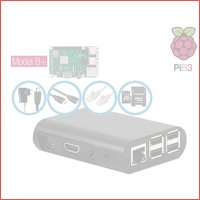 Raspberry Pi 3 Model B+ Incl. behuizing ..