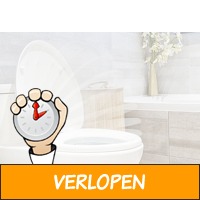 Afneembare soft-close toiletbril