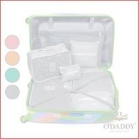 Set van 6 koffer organizers