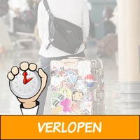 World Traveler 50-delige koffer stickerset