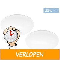 2 x LED's Light LED-plafonniere