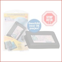 Pasjeshouder voor 30 pasjes met RFID Blo..