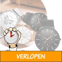 Biden horloge met mesh band