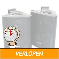 SkyTec zwarte 200W 2-weg luidsprekers