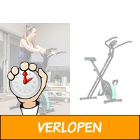 Inklapbare hometrainer met 8 weerstandsniveaus