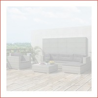 17-delige loungeset poly rattan