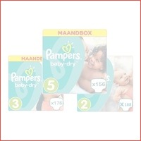 176 Pampers Baby Dry luiers