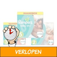 176 Pampers Baby Dry luiers