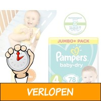 78 stuks Pampers baby dry maat 4