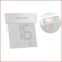 SuperLED Solar raamthermometer