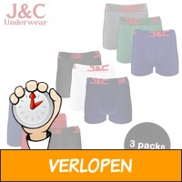 3-pack boxershorts van J&C