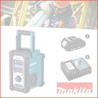 Makita Li-Ion accu bouwradio DMR110 18V