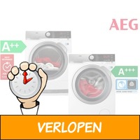 AEG slimme wasmachine en warmtepompdroger