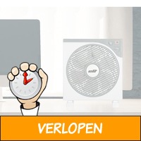 Boxventilator met timerfunctie