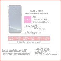 Samsung Galaxy S8 met abonnement