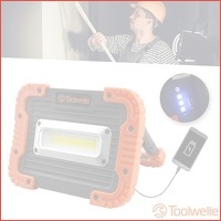 Toolwelle COB LED werklamp met powerbank