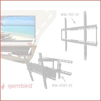 Gembird TV muurbeugels