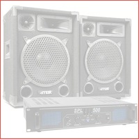 MAX complete 500W speakerset MAX10 met v..