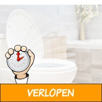 Afneembare soft-close toiletbril