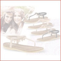 Ibiza Boho style slippers