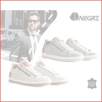 Nogrz heren sneakers met ritsje