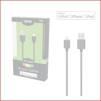 Grixx Lightning USB-kabels (Apple Certif..