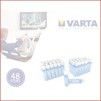 48 Varta High Energy AA-batterijen