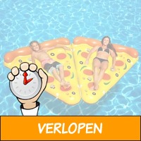 Opblaasbaar pizza luchtbed