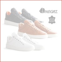 Lederen NoGRZ herensneakers