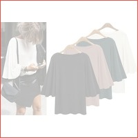 Batwing sleeve shirt in de sale