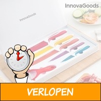 InnovaGoods keramische messen en schiller set