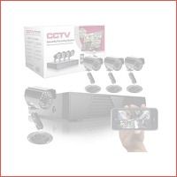 CCTV Video Bewakingssysteem Met 4 Camera..