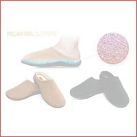 Relax gel slippers voor pijnloze voeten