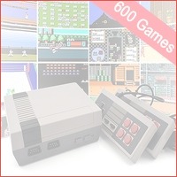 Klassieke game console met NES games