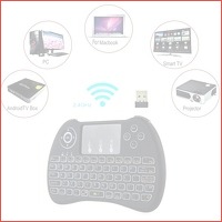 Draadloos mini toetsenbord + touchpad + ..