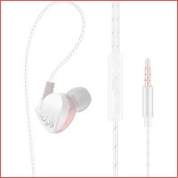 Bass in ear oordopjes met microfoon