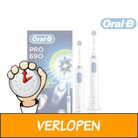 2x Oral-B Pro 690 CrossAction tandenborstel