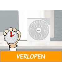 Boxventilator met timerfunctie