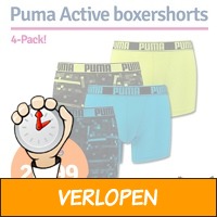 Puma Active boxershorts 4-pack