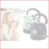 Biko retro waterkoker met temperatuurmet..