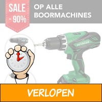 Mega accuboormachine opruiming