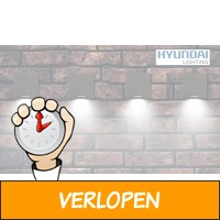 4 x Hyundai LED buitenlampen